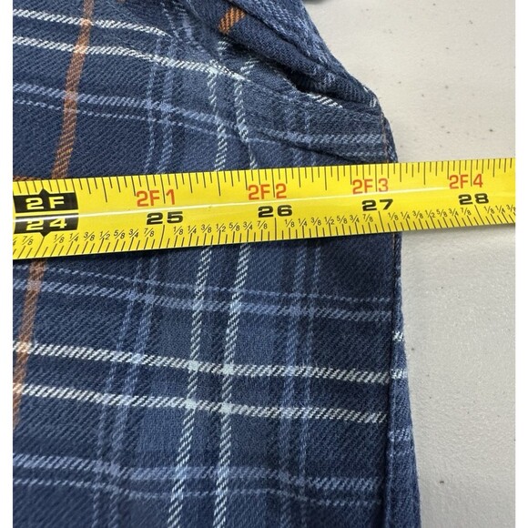 Columbia Shirt Men’s Size 2XLT Plaid Button Up Chest Pocket Cotton Blend Outdoor - Picture 4 of 8